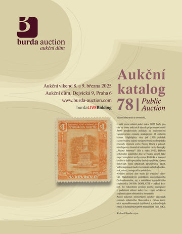 263834 - 2025 BURDA AUCTION s.r.o., katalog dvoudenní Aukce 78, celo