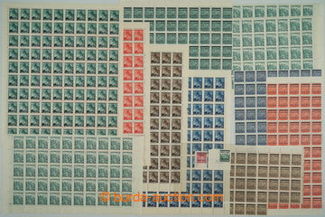 263877 - 1939-1945 [SBÍRKY]  VÍCEBLOKY / ARCHOVINA / sestava zn. Pr