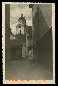 26411 - 1938 POHOŘELICE - židovská čtvrť, foto ulice, prošlé,