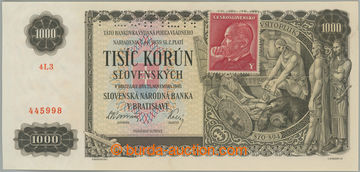 264226 - 1945 Ba.65, 1000Ks 1940 s kolkem, série 4L3, perforace SPEC