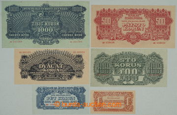264237 - 1944 Ba.56-61, kompletní sestava 6ks Moskevských poukázek