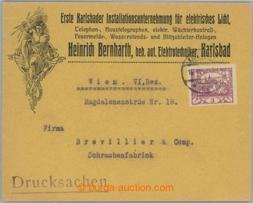264364 - 1919 TISKOPIS / commercial envelope sent as Printed matter i