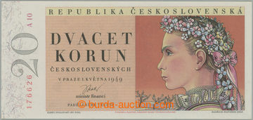 265175 - 1949 Ba.83a, 20Kčs 1949, I. vydání, série A10; velmi pě