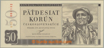 265181 - 1950 Ba.85b, 50Kčs 1950, II. vydání, série B45; velmi p�