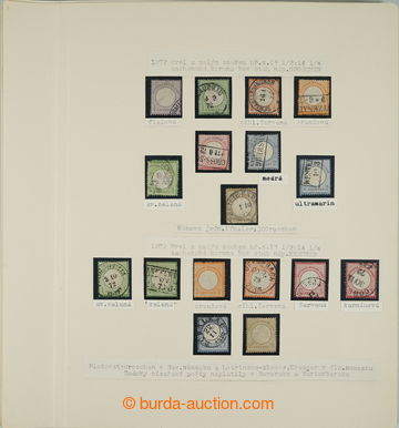 265193 - 1872-1920 [COLLECTIONS] collection on pages with description