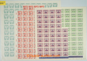 265669 - 1918-1926 ARCHOVINA / Pof.NV1, Sokol v letu 2h zelená, komp