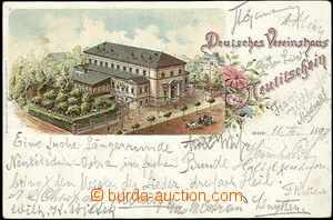 26574 - 1898 Nový Jičín Deutsches Vereinshaus, barevná lito, pro