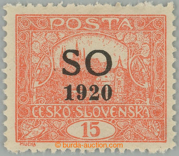 265789 -  Pof.SO5E, Hradčany 15h bricky red with line perforation 11