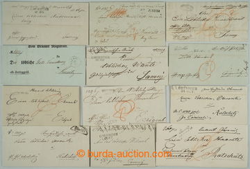 265952 - 1872-1859 [SBÍRKY]  ČESKÉ ZEMĚ / sestava 50ks předznám