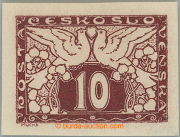 266071 - 1919 Pof.S3N, Spěšná 10h hnědá, bílý papír; bez nál
