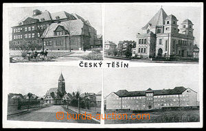 26620 - 1947? Český Těšín   4-view,  B/W., Un, superb.
