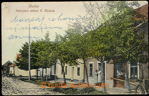 26623 - 1925 MOŘICE - shop A.Mahdal, color single-view, Us, preserv