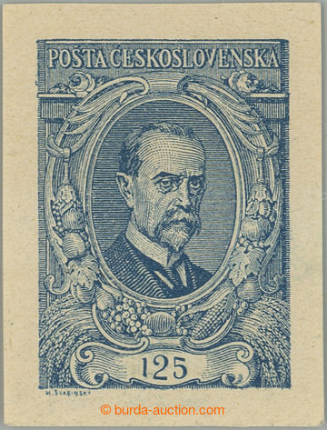 266295 -  Pof.140N, 125h modrá nezoubkovaná, I. typ, vzadu částe