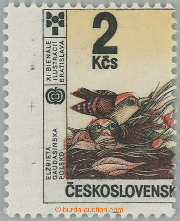 266634 - 1987 Pof.2806 production flaw, Bratislava's Bienále 2Kčs, 