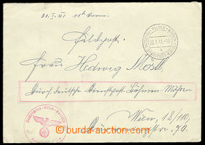 26683 - 1941 CDS Pilsen German Service post Bohemia and Moravia / 29