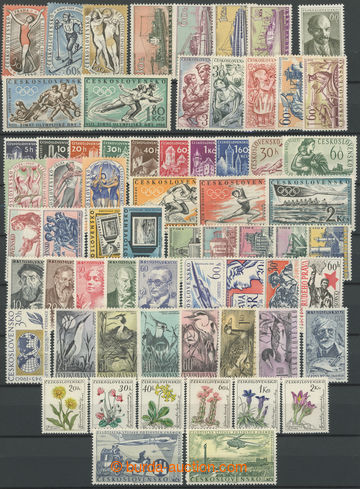 266960 - 1960 Pof.1092-1154, kompletní ročník 1960; bezvadný stav