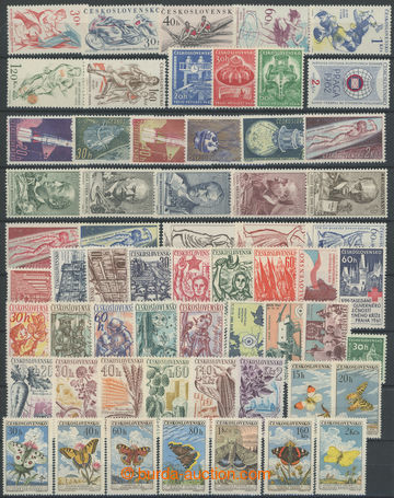 266965 - 1961 Pof.1155-1226, kompletní ročník 1961, Pof.1216 s DV1