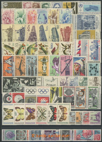 266989 - 1966 Pof.1497-1579, hledaný ročník 1966, kompletní včet