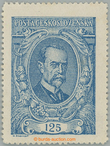 267006 -  Pof.140a, 125h ultramarínová, I. typ; po nálepce, zk. Vr