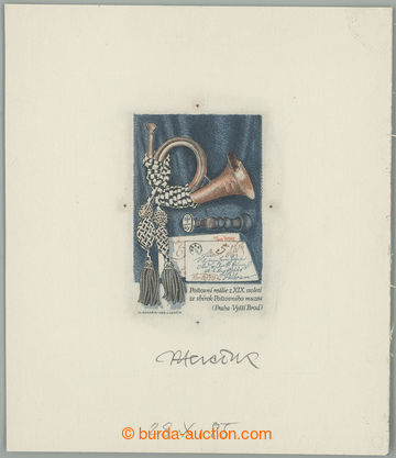 267429 - 1986 PLATE PROOF Pof.2747KP, miniature sheet 60 Years of F.I