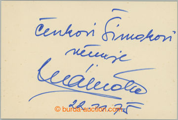 267518 - 1975 FOOTBALL / PLÁNIČKA Francis (1904–1996), Czech spor