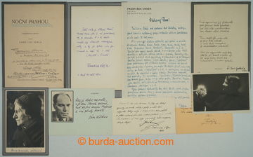 267576 - 1920-1980 [SBÍRKY]   SPISOVATELÉ / zajímavá sestava 29 p