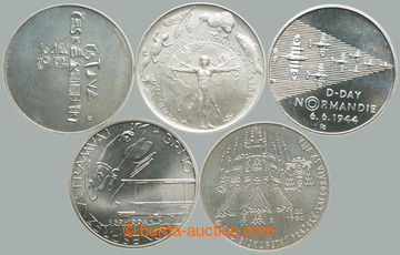 267613 - 1993-1994 ČR / sestava 5ks Ag pamětních mincí: 200Kč 19