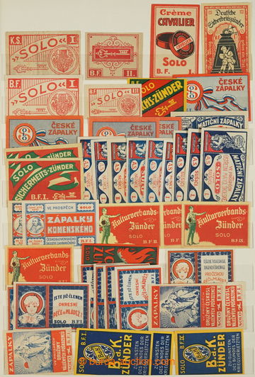267618 - 1918-1940 [SBÍRKY]  ČSR / CIZINA / partie na 7 zaplněnýc