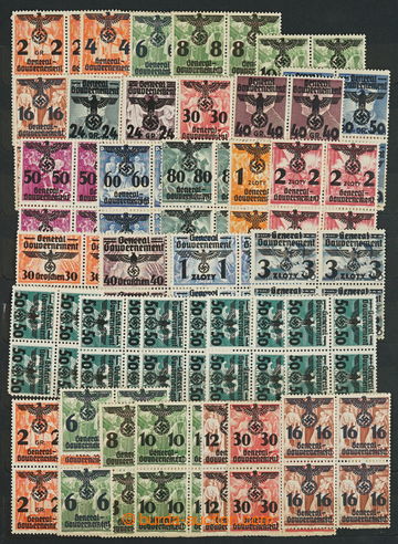 267683 - 1939-1945 [COLLECTIONS] GENERAL GOVERNMENT / BLOCKS OF 4 / c