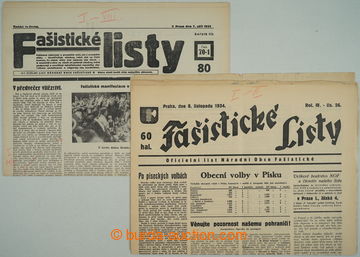 267752 - 1931-1935 [SBÍRKY]  ČSR I. / FAŠISTICKÉ LISTY / sestava 