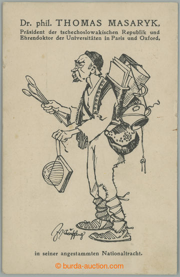 267792 - 1920? THOMAS MASARYK IN SEINER ANGESTAMMTEN NATIONALTRACHT (