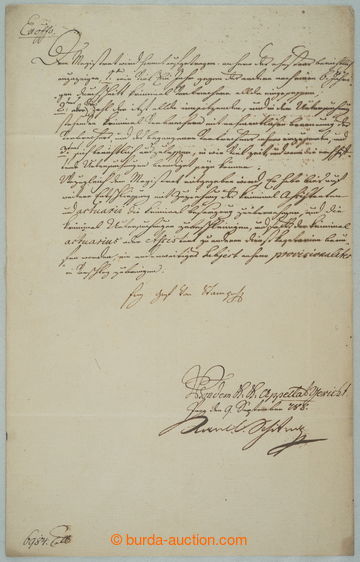 267796 - 1788 KAGER ZE ŠTAMPACHU František Václav (1742-1804), če