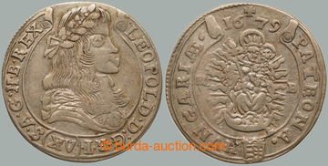 267832 - 1679 Leopold I. (1659-1705), XV krejcar 1679, Kremnica; pěk