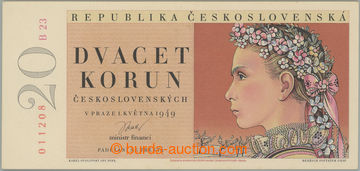 267840 - 1949 Ba.83b, 20Kčs 1949, II. vydání, série B23; bezvadn