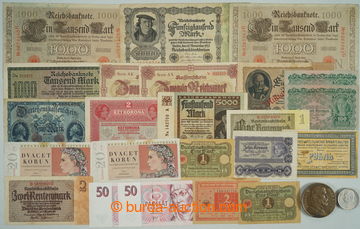 267846 - 1910-1997 SESTAVA / 23ks různých bankovek z uvedeného obd