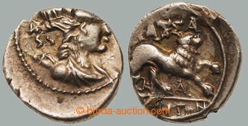 267889 - 150-125 BC ŘECKO - GALLIA / MASSALIA / Ag drachma, Av.: ov