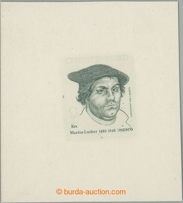 267909 - 1983 PLATE PROOF Pof.2577, Luther 2Kčs, plate proof gravure