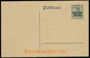 26793 - 1916 LITVA Mi.P 1 s přetiskem Postgebiet/ Ob.Ost na 5Pf Ger