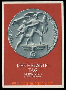 26795 - 1938 Reichsparteitag der NSDAP, 1938, Nürnberg; se známkou