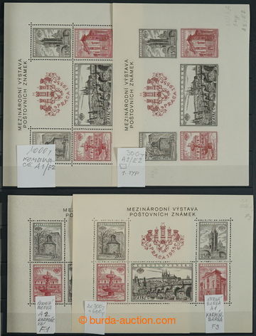 268211 - 1955 [SBÍRKY]  aršík PRAGA 1955 / specializovaná sbírka