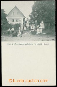 26822 - 1910? HLÁSNÁ LHOTA - birth house Joseph Jakubce, greeny sh