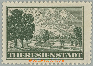268222 - 1943 Pof.Pr1A, Připouštěcí známka s ŘZ10½; malá stop