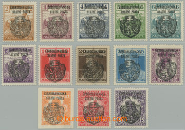 268298 - Pof.RV119-RV132, Skalický přetisk, téměř kompletní s