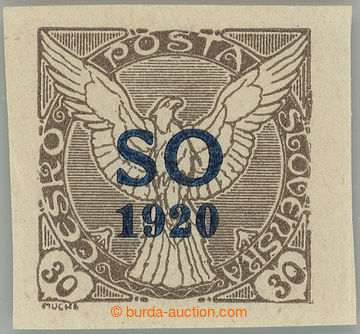268355 -  Pof.SO32ZT, Sokol v letu 30h hnědá, zkusmý tisk přetisk