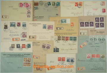 268400 - 1939-1945 [SBÍRKY]  CELISTVOSTI / větší konvolut celistv