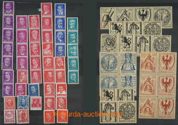 268417 - 1900-1950 PROPAGAČNÍ NÁLEPKY / sestava nálepek (Rijáče