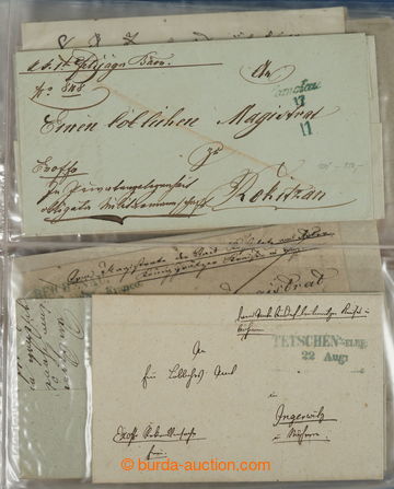 268469 - 1818-1849 [SBÍRKY]  ČESKÉ ZEMĚ / album se 48 dopisy, vyb