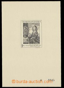 26849 - 1971 Pof.PT7 Hollar - Spring, numbered, mint never hinged, c