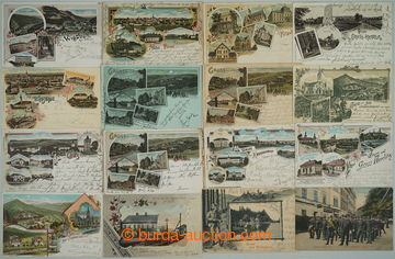 268539 - 1895-1920 [SBÍRKY]  SESTAVA / sestava 26ks pohlednic maléh
