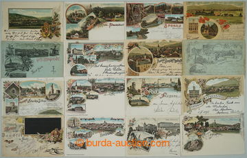 268550 - 1895-1920 [SBÍRKY]  SESTAVA / 23ks pohlednic malého formá